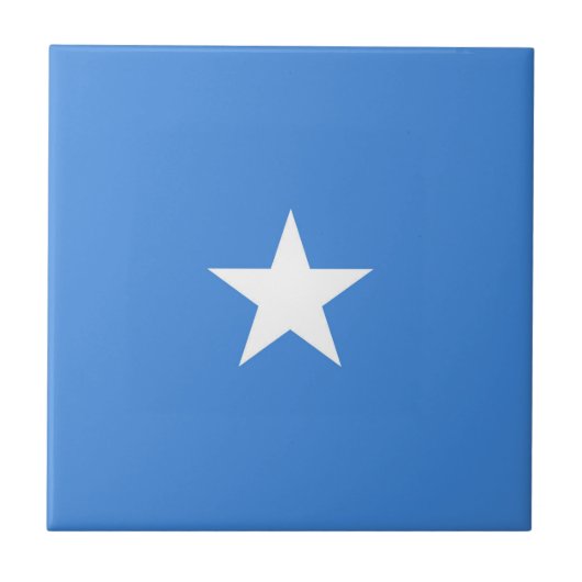 Somalia-Flagge Fliese (Vorderseite)