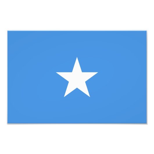 Somalia-Flagge Fotodruck (Vorne)