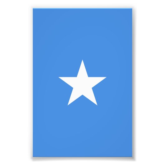 Somalia-Flagge Fotodruck (Vorne)