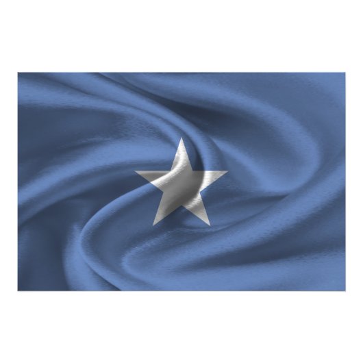 Somalia-Flagge Fotodruck (Vorne)
