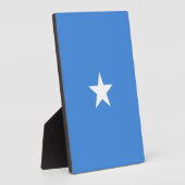 Somalia-Flagge Fotoplatte (Seite)