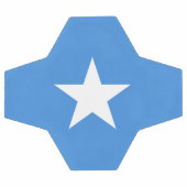 Somalia-Flagge Fußball (Flach)