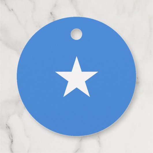 Somalia-Flagge Geschenkanhänger (Rückseite)