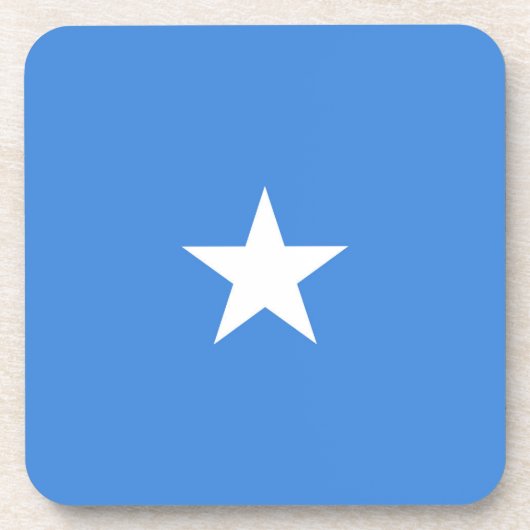 Somalia-Flagge Getränkeuntersetzer (Vorderseite)