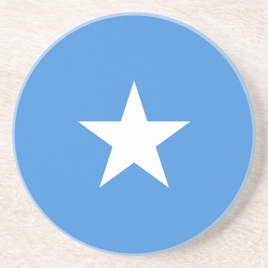 Somalia-Flagge Getränkeuntersetzer (Vorne)