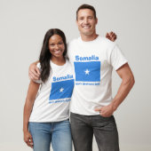 Somalia-Flagge + Karte + Text-T - Shirt (Unisex)