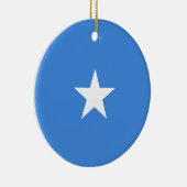 Somalia-Flagge Keramik Ornament (Rechts)