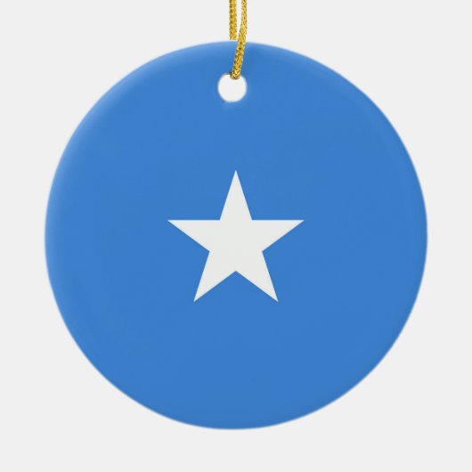 Somalia-Flagge Keramik Ornament (Vorne)