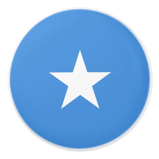 Somalia-Flagge Keramikknauf (Vorderseite)