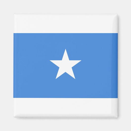 Somalia-Flagge Magnet (Vorne)
