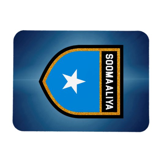 Somalia-Flagge Magnet (Horizontal)