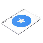 Somalia-Flagge Notizblock (Linke Seite)