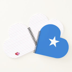 Somalia-Flagge Notizblock
