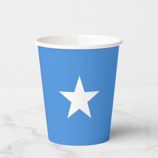 Somalia-Flagge Pappbecher (Links)