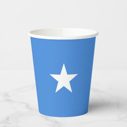 Somalia-Flagge Pappbecher (Links)