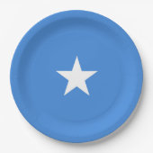 Somalia-Flagge Pappteller (Vorderseite)