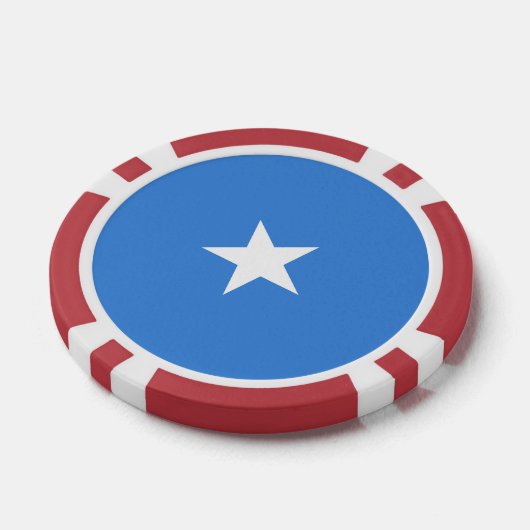 Somalia-Flagge Pokerchips (Einzeln)