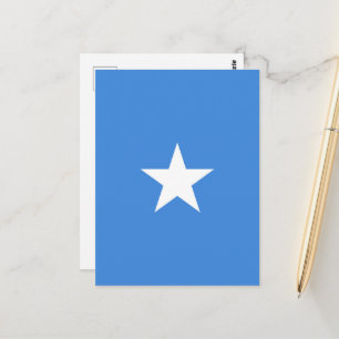 Somalia-Flagge Postkarte