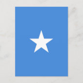 Somalia-Flagge Postkarte (Vorderseite)