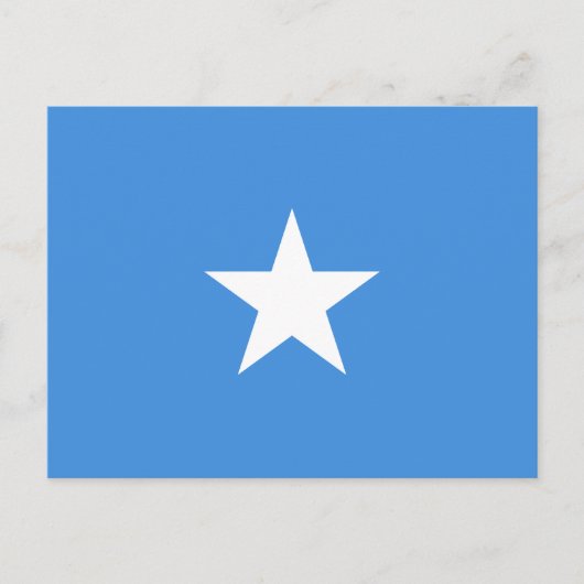 Somalia-Flagge Postkarte (Vorderseite)