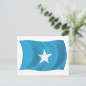 Somalia Flagge Postkarte (Stehend Vorderseite)