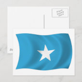 Somalia Flagge Postkarte (Vorne/Hinten)