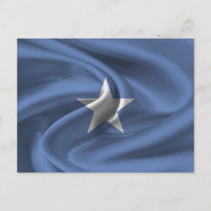 Somalia-Flagge Postkarte