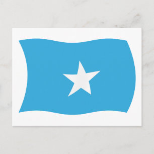 Somalia-Flagge Postkarte