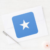 Somalia-Flagge Quadratischer Aufkleber (Umschlag)