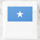 Somalia-Flagge Rechteckiger Aufkleber (Tasche)