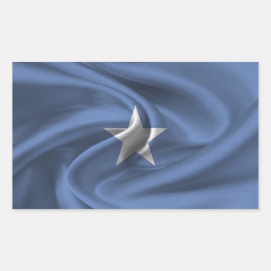 Somalia-Flagge Rechteckiger Aufkleber (Vorderseite)