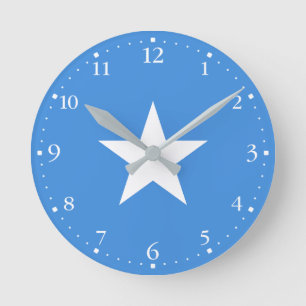 Somalia-Flagge Runde Wanduhr