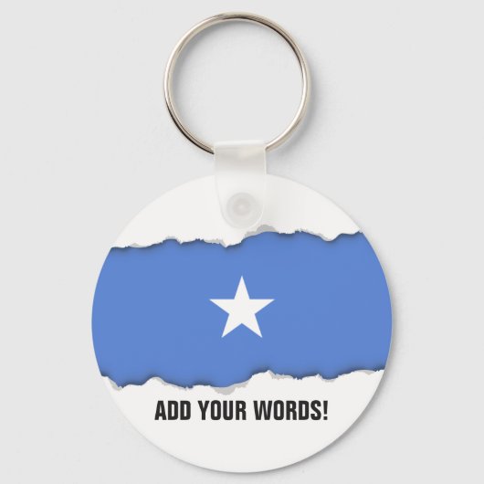 Somalia-Flagge Schlüsselanhänger (Vorderseite)