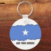 Somalia-Flagge Schlüsselanhänger (Vorderseite)