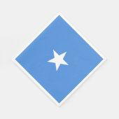 Somalia-Flagge Serviette (Ecke)