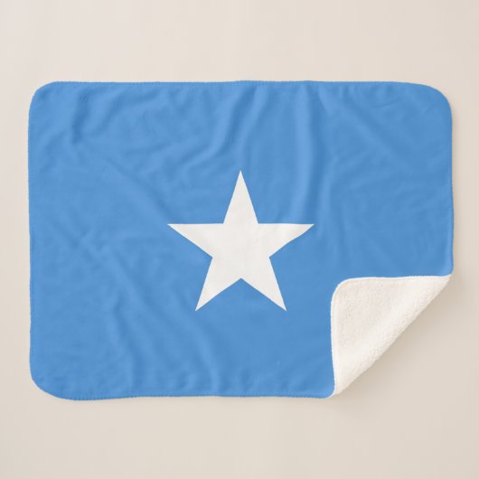 Somalia-Flagge Sherpadecke (Vorderseite (Horizontal))