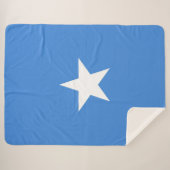 Somalia-Flagge Sherpadecke (Vorderseite (Horizontal))