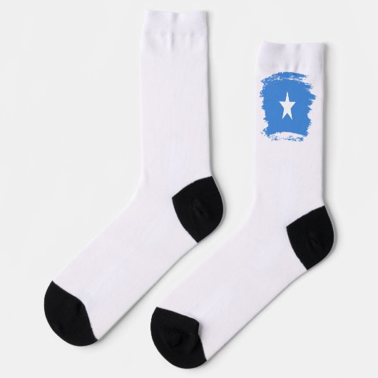 Somalia-Flagge Socken (Linkes Detail)