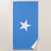 Somalia-Flagge Strandtuch (Vorderseite)