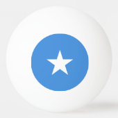 Somalia-Flagge Tischtennisball (Rückseite)