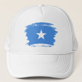 Somalia-Flagge Truckerkappe (Vorderseite)