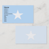 Somalia-Flagge Visitenkarte (Vorne/Hinten)