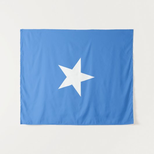 Somalia-Flagge Wandteppich (Vorderseite (Horizontal))