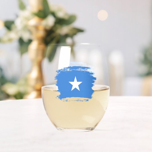 Somalia-Flagge Weinglas Ohne Stiel (Insitu (Hochzeit))