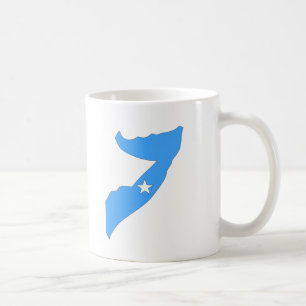 Somalia-Flaggenkarte Kaffeetasse