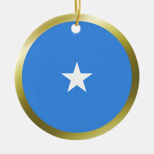 Somalia-Flaggenschmuck Keramikornament (Vorne)