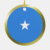 Somalia-Flaggenschmuck Keramikornament (Hinten)