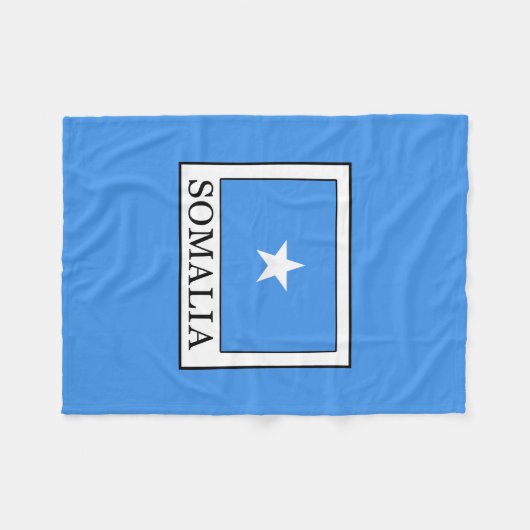 Somalia Fleecedecke (Vorderseite (Horizontal))