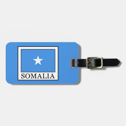 Somalia Gepäckanhänger (Vorderseite horizontal)