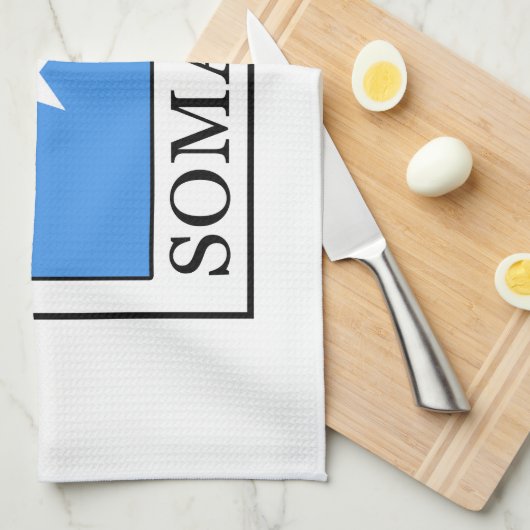 Somalia Geschirrtuch (Viertel Falte)